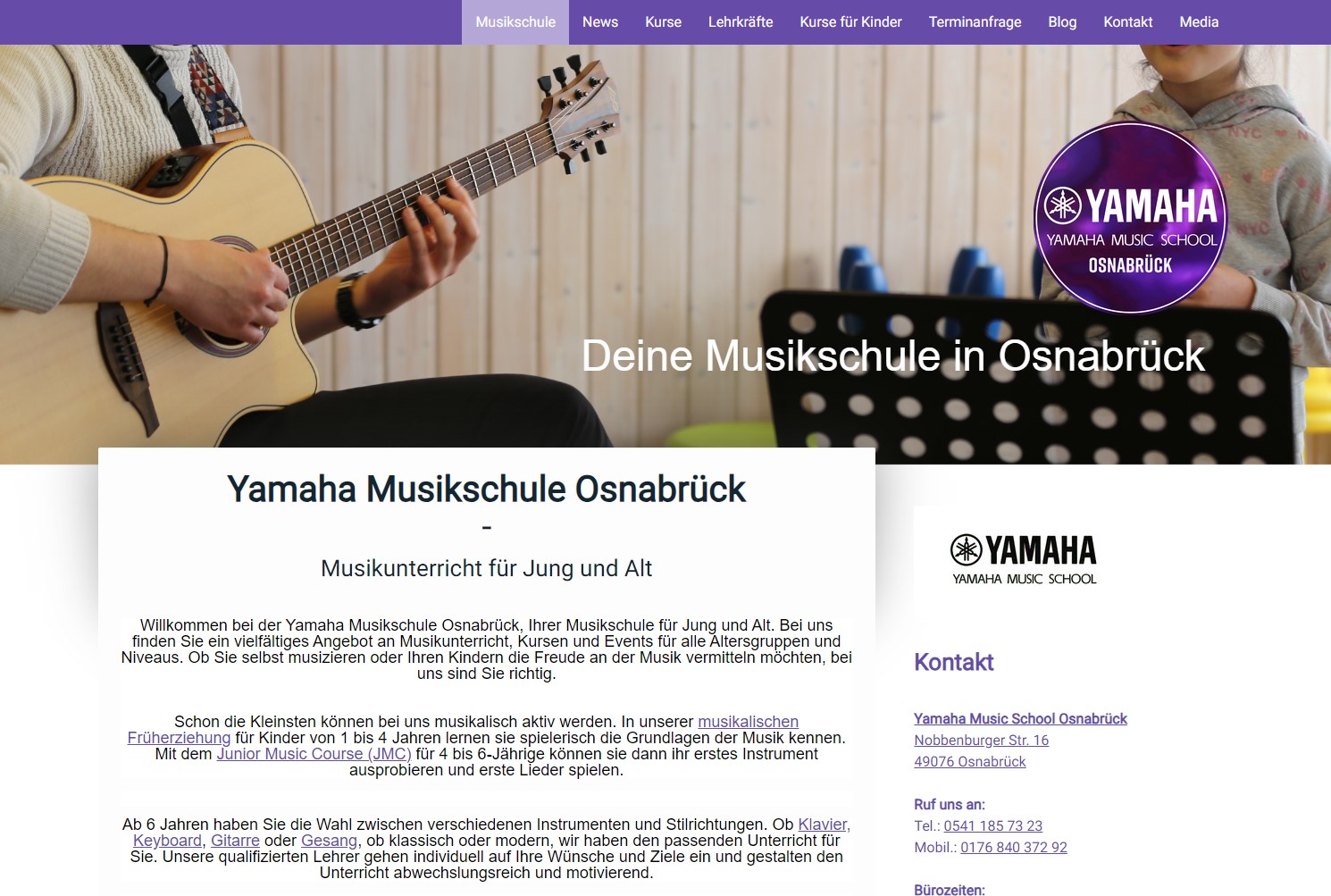 Yamaha Musikschule in Osnabrück 